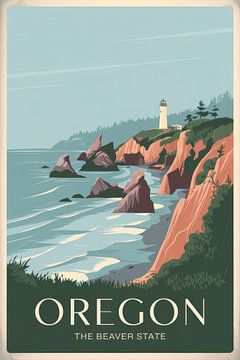 Oregon by Poster Art Shop