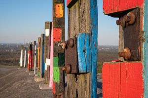 Landmarke auf der Halde Haniel, Bottrop, Deutschland
