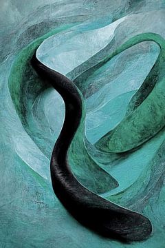 Abstract green van Gisela- Art for You