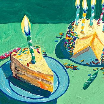 Festliche Kuchenscheiben