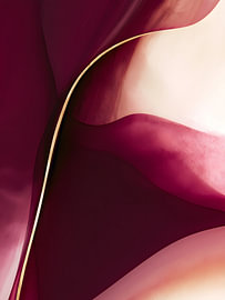 Burgundy Silk Motion I by Mosaic Dialogue