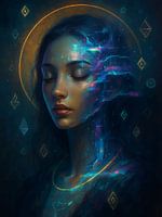 Holografische halo - Cyber Godin