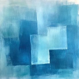 Blauer Block von Moderne Kollektion