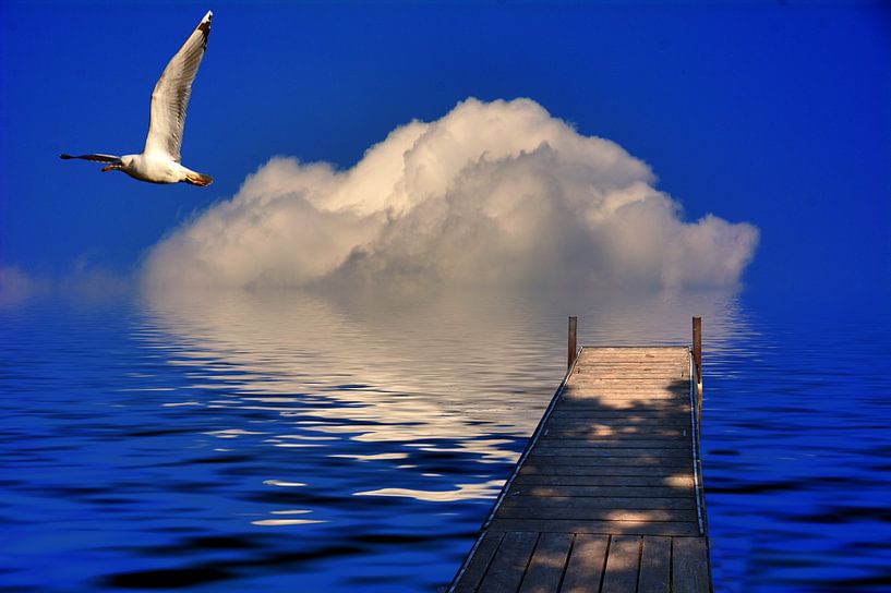 Passerelle vers le ciel par Edgar Schermaul