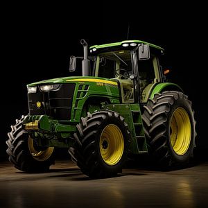 John Deere tractor van The Xclusive Art