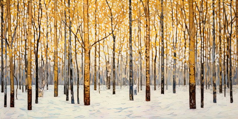 Winter sun in the forest by Whale & Sons