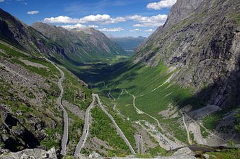 Der Bergpass Trollstigen