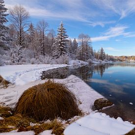 Winter idyll by the lake by Christina Bauer Photos