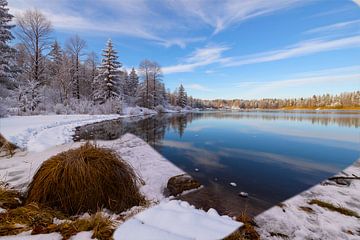 Winter idyll by the lake by Christina Bauer Photos