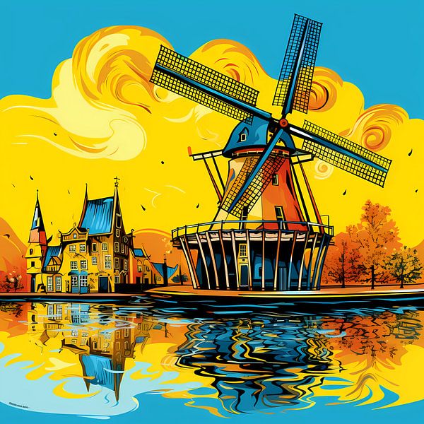 Pop Art: Colourful Netherlands by Surreal Media