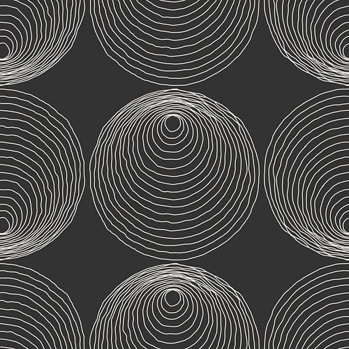 Formes organiques et géométriques, style rétro