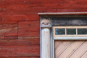 Rood Huis Zweden, abstracte architectuur