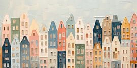 Grachtenpanden van Bert Nijholt