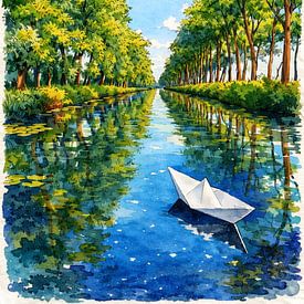 'Papier-Traumfahrt' von Geert Van Baelen