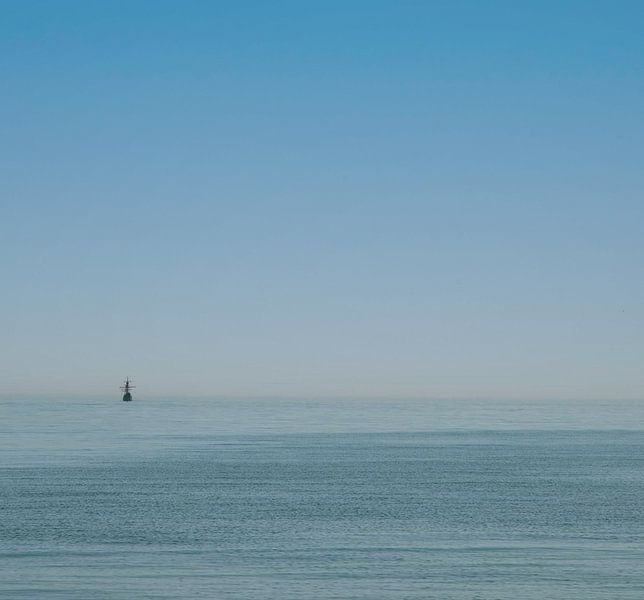 Sail giant on calm North Sea. by Nordic Niels