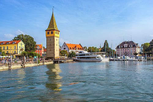 Beieren : Mangturm in de haven van Lindau