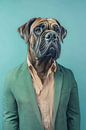 Bullmastiff von Poster Art Shop Miniaturansicht