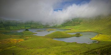 panorama Corvo volcano crater by Antwan Janssen