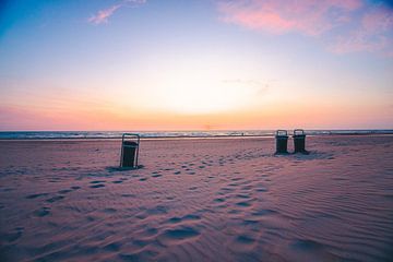 Het strand van Zandvoort van Delano Balten