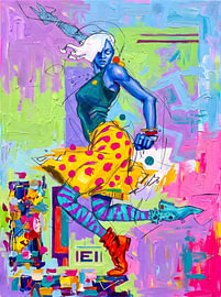 Vibrant Dancing Woman by HUGO