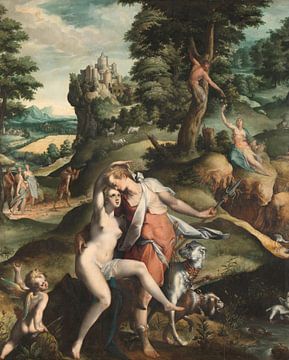 Venus en Adonis, Bartholomeus Spranger