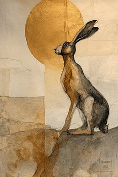 Der Hase bei Vollmond