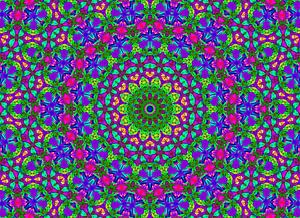 Vintage Power 2 (Mandala in Flieder und Violett)