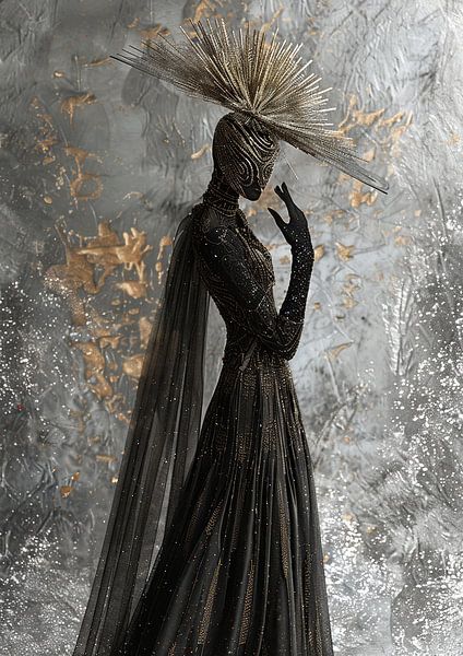 Female figure by Abstract Painting