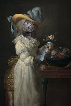 Het Koninklijke Portret van Marie Miaoutoinette van Elianne van Turennout