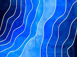 Art « Blue Waves » sur Claudio Chagas