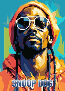 Snoop Dog Legende Pop Art von Qreative