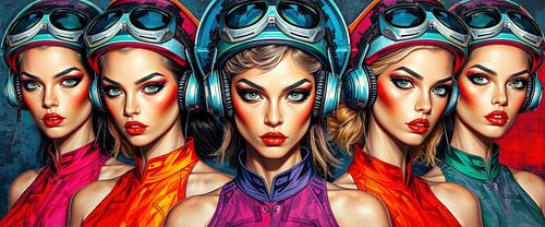 Vrouwen Identiek en toch anders - vrouwelijkheid, blik en zelfbeeld tussen retro-futurisme en digitale esthetiek