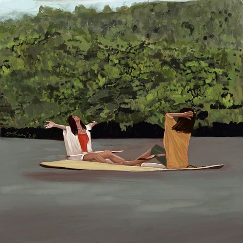 Plezier op het water met een paddleboard