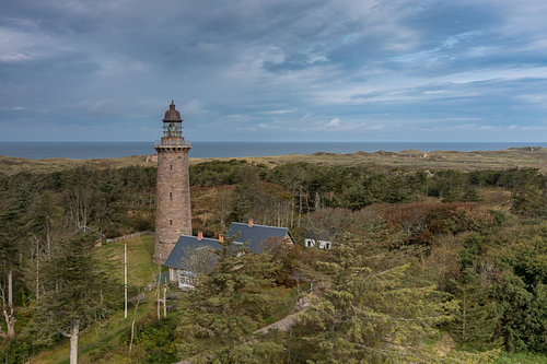 Leuchtturm Lodbjerg Fyr in Jütland