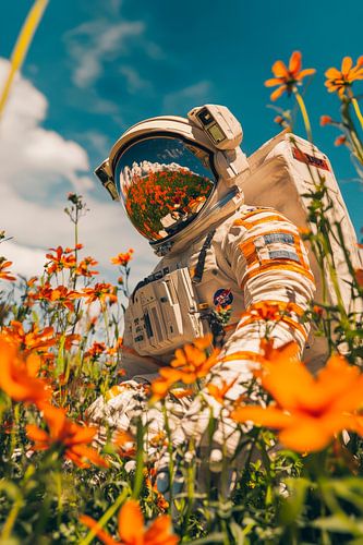Astronaut in de bloementuin - Fantastisch