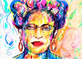 Frida. Hand-drawn.