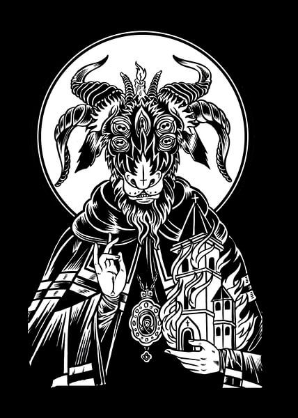 Ziegenkopf-Teufelskönig von Muhammad Yunus