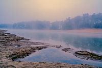 Henschotermeer in the morning fog