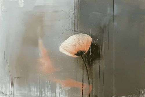 Papaver in Japandi stijl