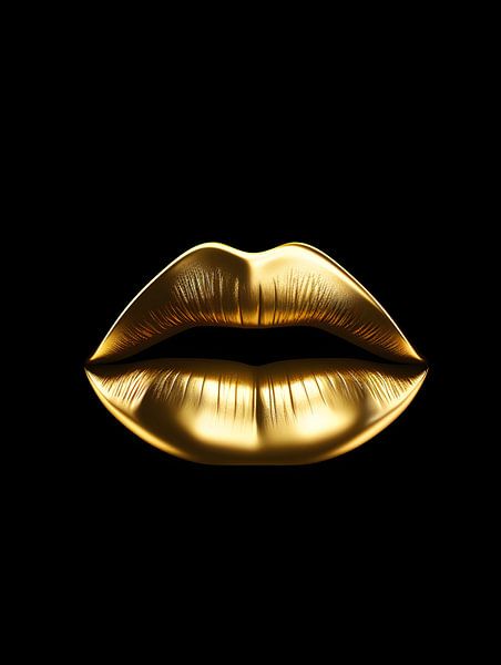 Goldener Kuss V2 von drdigitaldesign