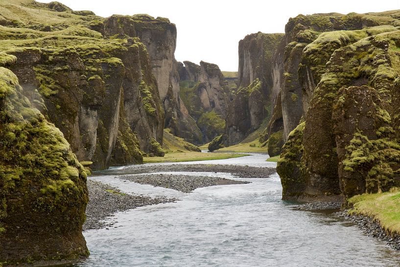 Iceland Fjadõrárgljúfur Canyon by Ronald Kromkamp