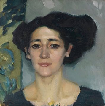Leo Putz - Portret van een dame (1912) van Peter Balan