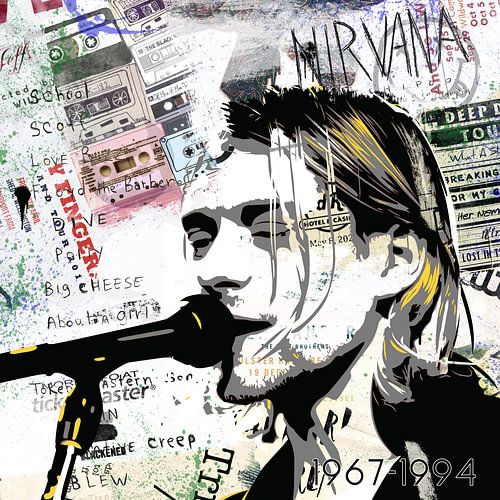 Kurt Cobain Popart