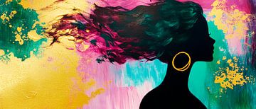 Colour intoxication of the soul - femininity by Poster Art Shop