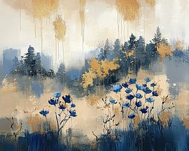 Echoes of Blue and Gold by Zen and More