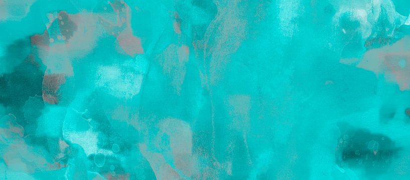 Cosmos Dream Meditation Turquoise by FRESH Fine Art