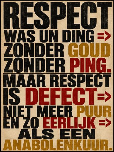 Hiphop zonder Beat - Respect van MoArt (Maurice Heuts)