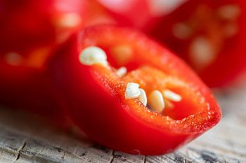 Das Herz der Paprika