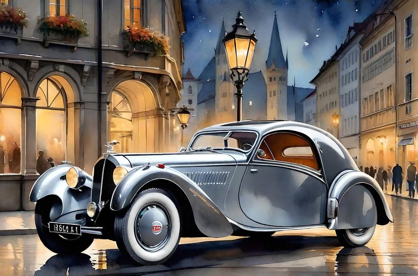 Silver-grey Type 57 by Bugatti von DeVerviersBelgium