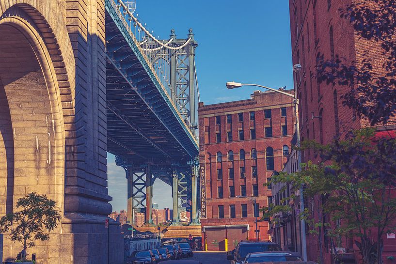 Bridges of Dumbo: An Iconic Connection Game between Brooklyn and Manhattan 16 by FotoDennis.com | Werk op de Muur
